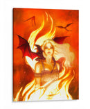 La reina de los dragones | Cuadro decorativo de Canvas Lab