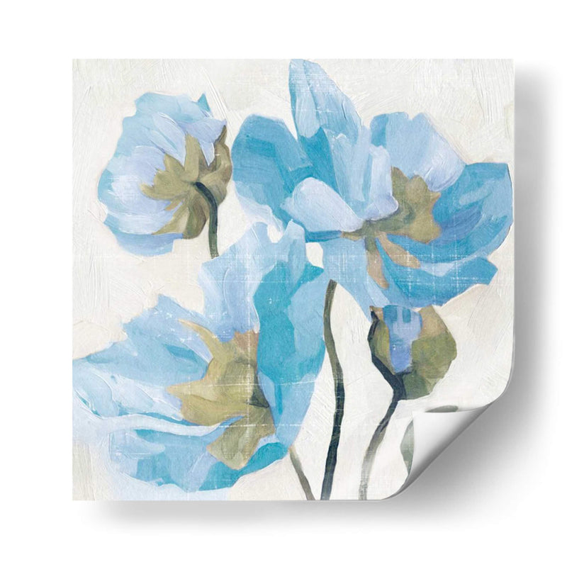 Azure Peony I - Gerard Paul Deshayes | Cuadro decorativo de Canvas Lab