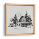 Bosquejo De Granero Distante Ii - Gerard Paul Deshayes | Cuadro decorativo de Canvas Lab