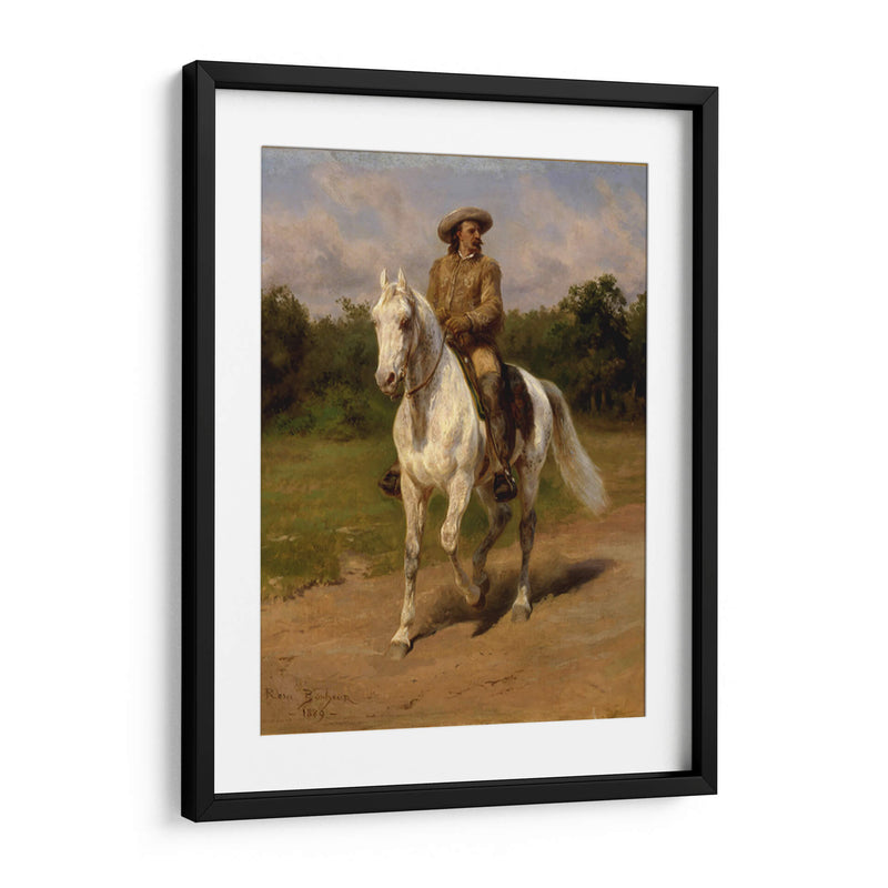 Retrato a caballo del Col. William F. Cody - Rosa Bonheur | Cuadro decorativo de Canvas Lab