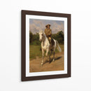 Retrato a caballo del Col. William F. Cody - Rosa Bonheur | Cuadro decorativo de Canvas Lab
