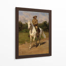 Retrato a caballo del Col. William F. Cody - Rosa Bonheur | Cuadro decorativo de Canvas Lab