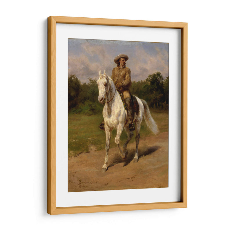 Retrato a caballo del Col. William F. Cody - Rosa Bonheur | Cuadro decorativo de Canvas Lab