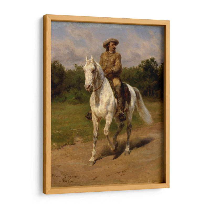 Retrato a caballo del Col. William F. Cody - Rosa Bonheur | Cuadro decorativo de Canvas Lab
