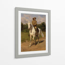 Retrato a caballo del Col. William F. Cody - Rosa Bonheur | Cuadro decorativo de Canvas Lab