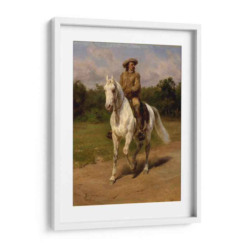Retrato a caballo del Col. William F. Cody - Rosa Bonheur | Cuadro decorativo de Canvas Lab