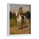 Retrato a caballo del Col. William F. Cody - Rosa Bonheur | Cuadro decorativo de Canvas Lab