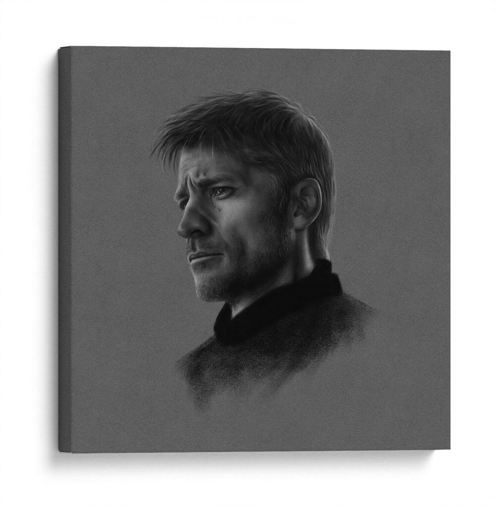 Retrato de Jaime Lannister | Cuadro decorativo de Canvas Lab