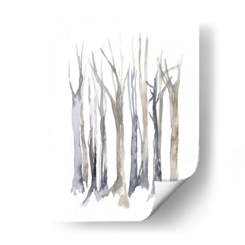 Neutral Treeline I - Jennifer Goldberger | Cuadro decorativo de Canvas Lab