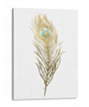Pluma De Lámina De Oro Ii Con Color De Mano - Ethan Harper | Cuadro decorativo de Canvas Lab