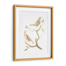 Pájaros De Lámina De Oro I Con Color De Mano - Nozeman | Cuadro decorativo de Canvas Lab
