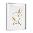 Pájaros De Lámina De Oro I Con Color De Mano - Nozeman | Cuadro decorativo de Canvas Lab