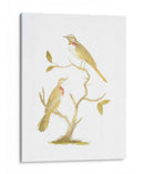 Pájaros De Lámina Dorada Ii Con Color De Mano. - Nozeman | Cuadro decorativo de Canvas Lab