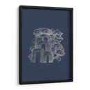 Playground De Plata De Plata Ii En Azul Imperial - Renee W. Stramel | Cuadro decorativo de Canvas Lab