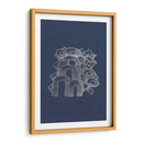 Playground De Plata De Plata Ii En Azul Imperial - Renee W. Stramel | Cuadro decorativo de Canvas Lab