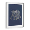 Playground De Plata De Plata Ii En Azul Imperial - Renee W. Stramel | Cuadro decorativo de Canvas Lab