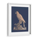 Parrot De Lámina De Oro Rosa Ii En Azul Imperial - Edwards | Cuadro decorativo de Canvas Lab
