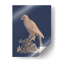 Parrot De Lámina De Oro Rosa Ii En Azul Imperial - Edwards | Cuadro decorativo de Canvas Lab