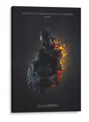 The night is dark and full of terrors | Cuadro decorativo de Canvas Lab