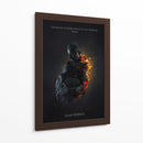 The night is dark and full of terrors | Cuadro decorativo de Canvas Lab