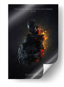 The night is dark and full of terrors | Cuadro decorativo de Canvas Lab