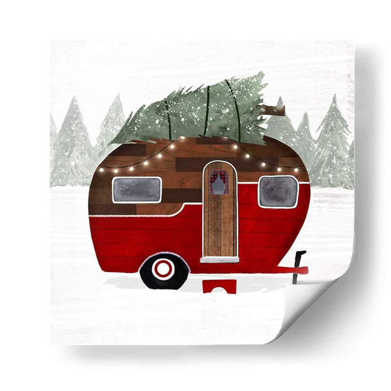 Camper Yuletide I - Victoria Borges | Cuadro decorativo de Canvas Lab