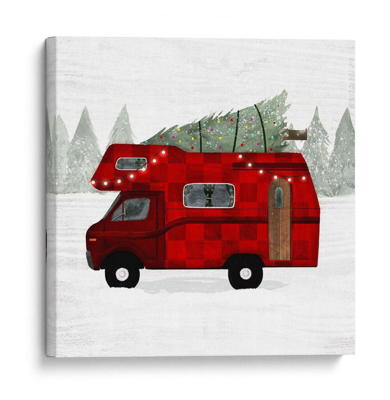 Yuletide Camper Ii - Victoria Borges | Cuadro decorativo de Canvas Lab