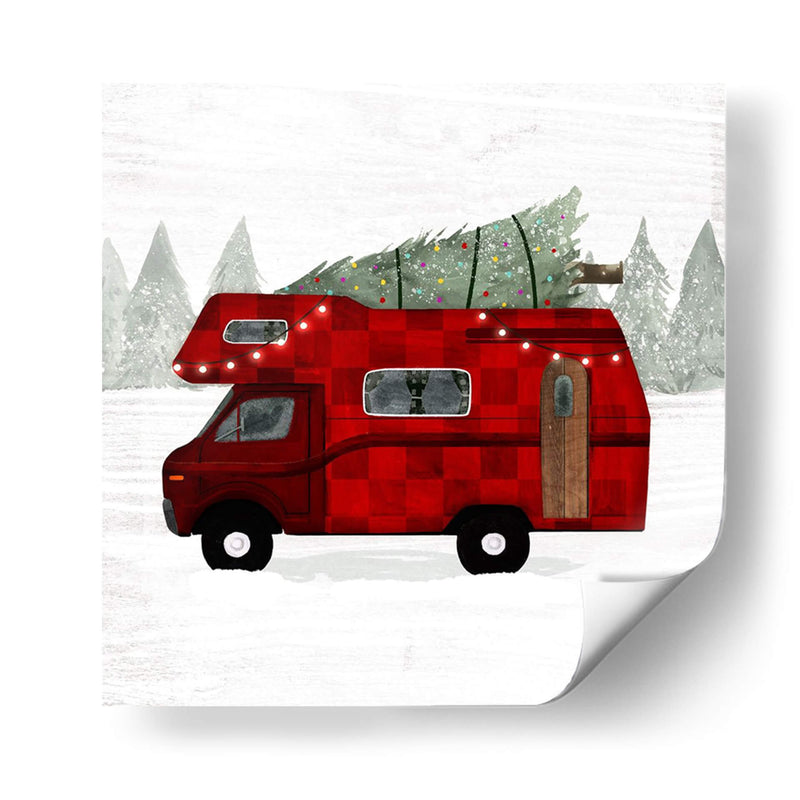 Yuletide Camper Ii - Victoria Borges | Cuadro decorativo de Canvas Lab