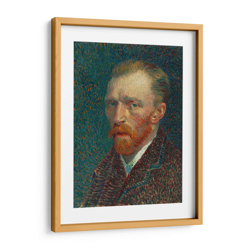 Autorretrato (1887) - IV - Vincent Van Gogh | Cuadro decorativo de Canvas Lab