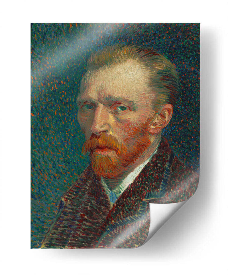 Autorretrato (1887) - IV - Vincent Van Gogh | Cuadro decorativo de Canvas Lab