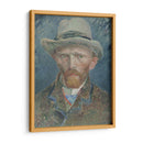 Autorretrato con sombrero de fieltro gris (1887) - I - Vincent Van Gogh | Cuadro decorativo de Canvas Lab