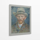 Autorretrato con sombrero de fieltro gris (1887) - I - Vincent Van Gogh | Cuadro decorativo de Canvas Lab