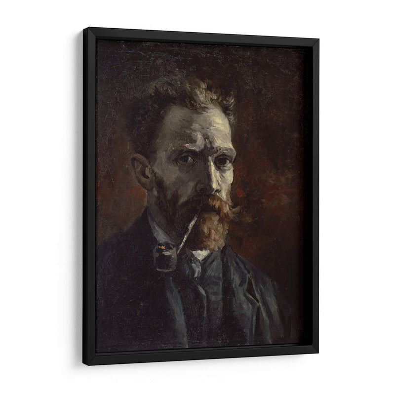 Autorretrato con pipa (1886) - I - Vincent Van Gogh | Cuadro decorativo de Canvas Lab