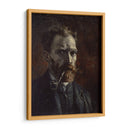 Autorretrato con pipa (1886) - I - Vincent Van Gogh | Cuadro decorativo de Canvas Lab