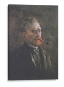 Autorretrato con pipa (1886) - II - Vincent Van Gogh | Cuadro decorativo de Canvas Lab