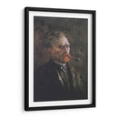 Autorretrato con pipa (1886) - II - Vincent Van Gogh | Cuadro decorativo de Canvas Lab