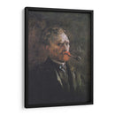 Autorretrato con pipa (1886) - II - Vincent Van Gogh | Cuadro decorativo de Canvas Lab