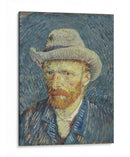 Autorretrato con sombrero de fieltro gris (1887) - II - Vincent Van Gogh | Cuadro decorativo de Canvas Lab
