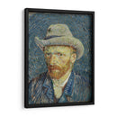 Autorretrato con sombrero de fieltro gris (1887) - II - Vincent Van Gogh | Cuadro decorativo de Canvas Lab
