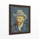 Autorretrato con sombrero de fieltro gris (1887) - II - Vincent Van Gogh | Cuadro decorativo de Canvas Lab