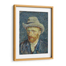 Autorretrato con sombrero de fieltro gris (1887) - II - Vincent Van Gogh | Cuadro decorativo de Canvas Lab