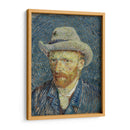 Autorretrato con sombrero de fieltro gris (1887) - II - Vincent Van Gogh | Cuadro decorativo de Canvas Lab