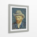 Autorretrato con sombrero de fieltro gris (1887) - II - Vincent Van Gogh | Cuadro decorativo de Canvas Lab