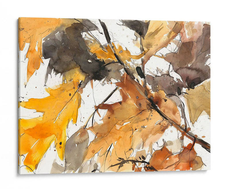 Acuarela Hojas De Otoño I - Samuel Dixon | Cuadro decorativo de Canvas Lab