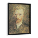 Autorretrato (1887) - IX - Vincent Van Gogh | Cuadro decorativo de Canvas Lab