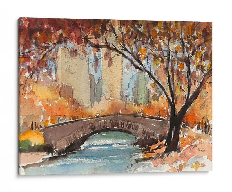 Otoño En Nueva York - Estudiar I - Samuel Dixon | Cuadro decorativo de Canvas Lab