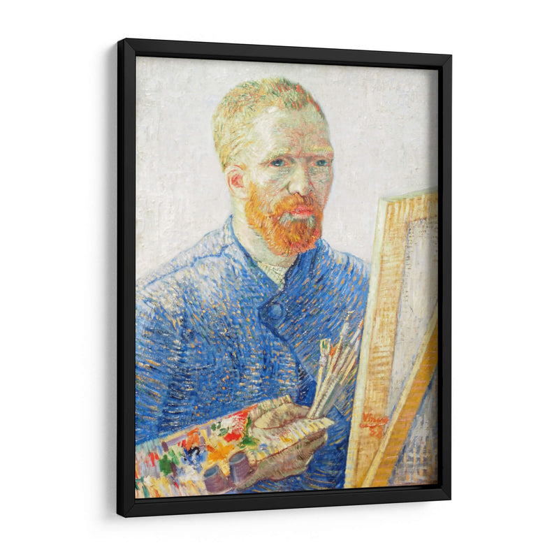 Autorretrato al caballete - Vincent Van Gogh | Cuadro decorativo de Canvas Lab