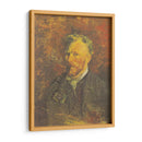 Autorretrato con pipa y vaso - Vincent Van Gogh | Cuadro decorativo de Canvas Lab