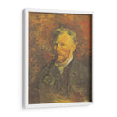 Autorretrato con pipa y vaso - Vincent Van Gogh | Cuadro decorativo de Canvas Lab