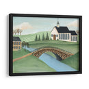 Escena De La Iglesia Folk - Regina Moore | Cuadro decorativo de Canvas Lab